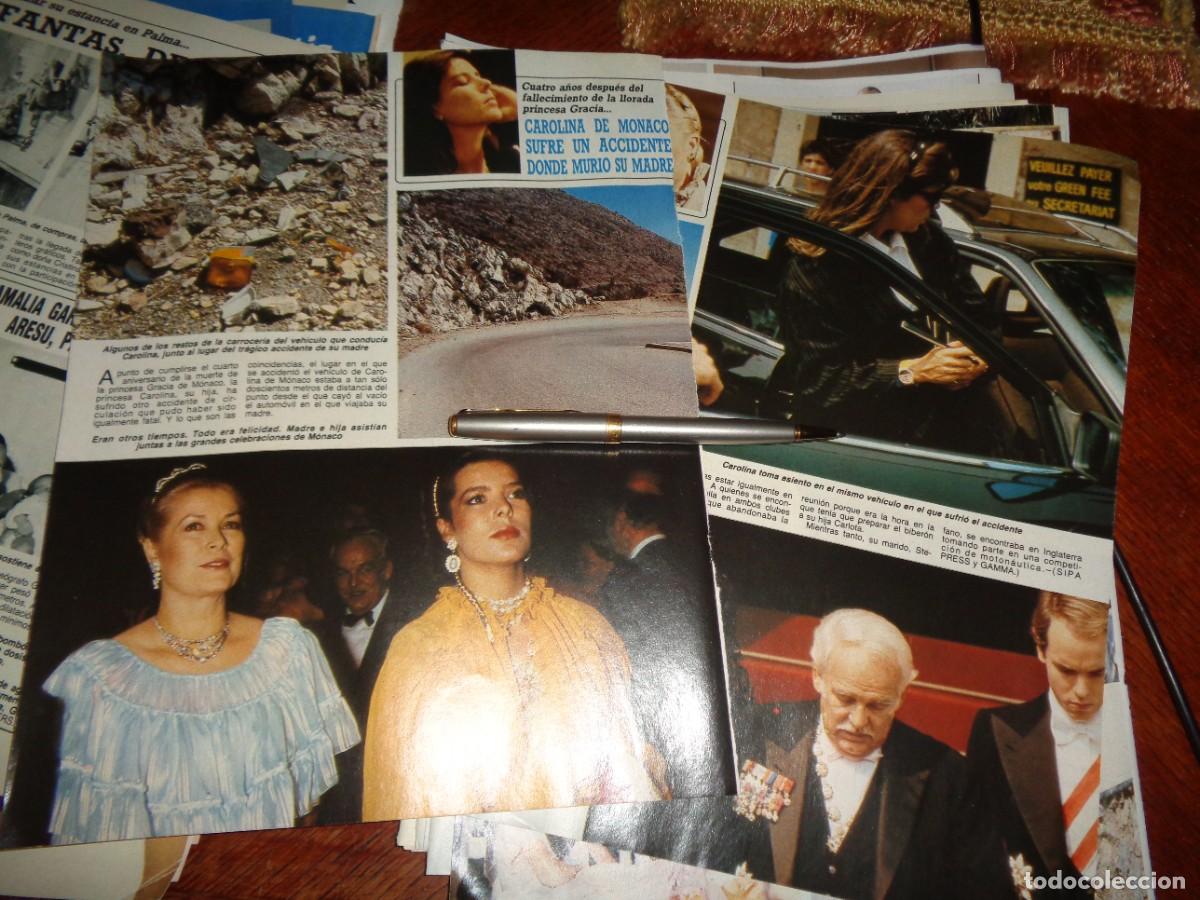Coleccionismo de revista Diez Minutos: RECORTE : CAROLINA DE MONACO, ACCIDENTE DONDE MURIO SU MADRE. DIEZ MINUTOS, SPTM 1986