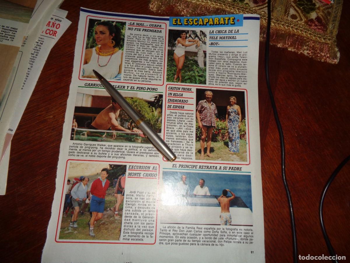 Coleccionismo de revista Diez Minutos: RECORTE : AMPARO MU&Ntilde;OZ, NO FUE PREMIADA. DIEZ MINUTOS, SPTM 1986