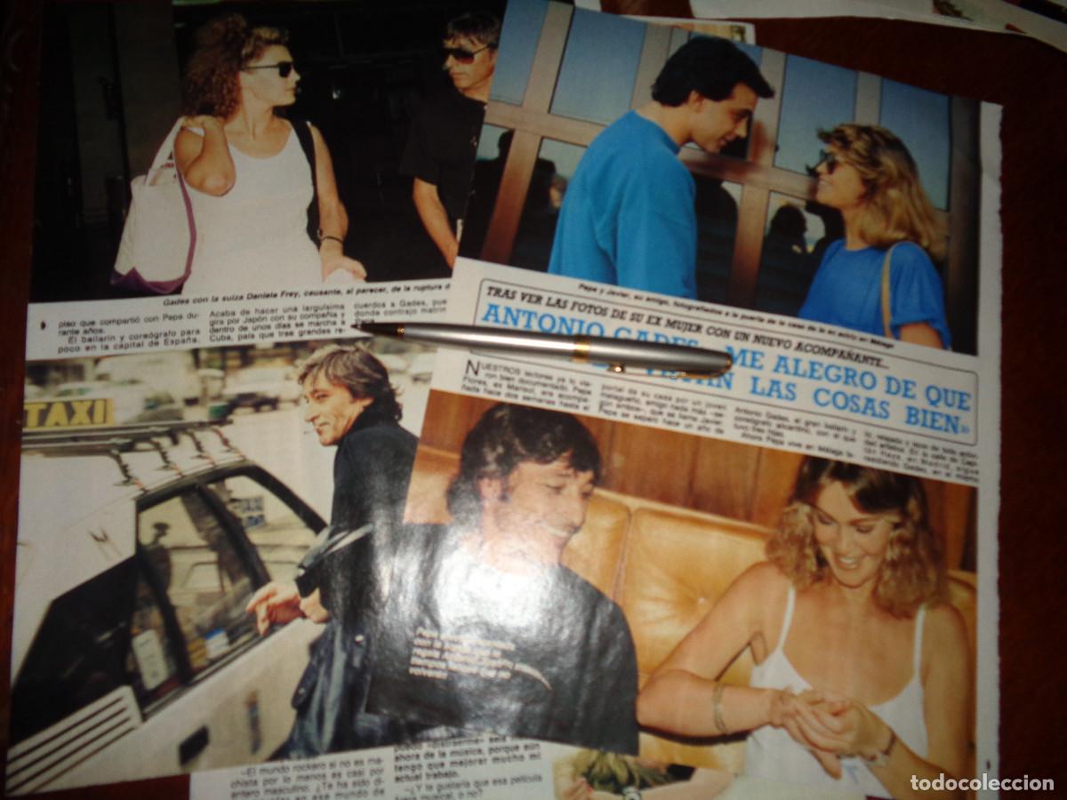 Coleccionismo de revista Diez Minutos: RECORTE : ANTONIO GADES : SE ALEGRA DE LA FELICIDAD DE MARISOL. DIEZ MINUTOS, NVBRE 1987
