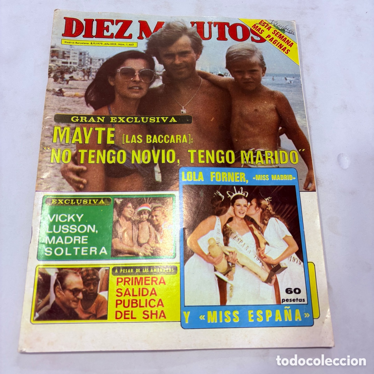 Coleccionismo de revista Diez Minutos: revista diez minutos n&ordm; 1463 poster CRISTINA LAY