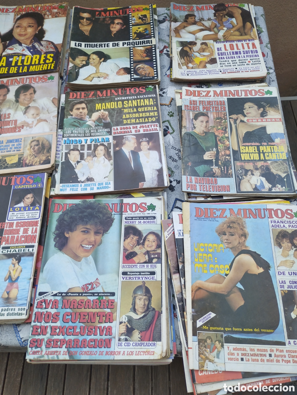 Coleccionismo de revista Diez Minutos: Lote de 45 revistas de 10 minutos a&ntilde;os 80