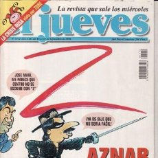 Coleccionismo de Revista El Jueves: REVISTA EL JUEVES Nº 1112 AÑO 1998. AZANAR SE HACE DE CENTRO. SUPER POSTER. . Lote 41676901