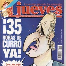 Colecionismo da Revista El Jueves: REVISTA EL JUEVES Nº 1065 AÑO 1997. ¡35 HORAS DE CURRO YA!.. Lote 41976084