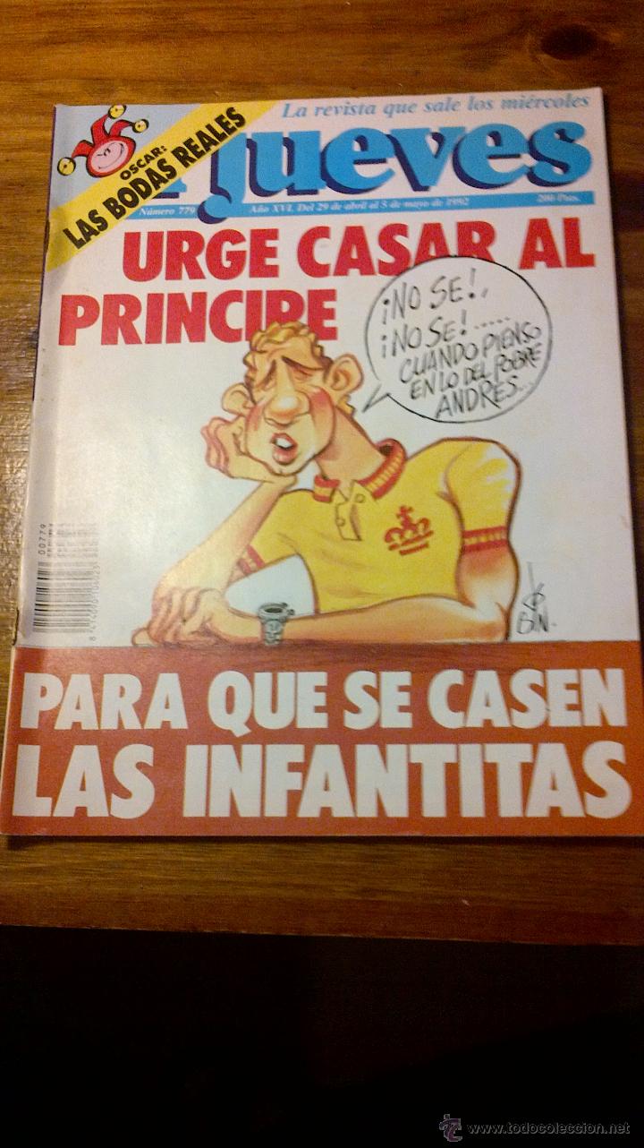 Sammeln von Zeitschriften El Jueves: EL JUEVES N&ordm; 779 ABRIL 1992. INCLUYE POSTER
