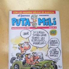 Coleccionismo de Revista El Jueves: REVISTA EL JUEVES PUTA MILI Nº 3 - 1992 