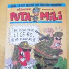 Coleccionismo de Revista El Jueves: REVISTA EL JUEVES LA PUTA MILI Nº 105 - 1994