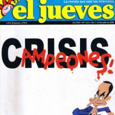 Coleccionismo de Revista El Jueves: REVISTA EL JUEVES - Nº 1623 - JULIO 2008. Lote 46809570