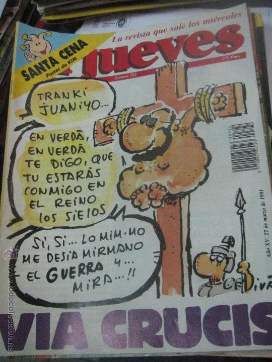 Sammeln von Zeitschriften El Jueves: REVISTA EL JUEVES N&ordm; 722 A&Ntilde;O XV 27 DE MARZO DE 1991