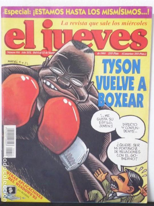 Collectionnisme de Magazine El Jueves: REVISTA EL JUEVES N&ordm;954 A&Ntilde;O 1995.