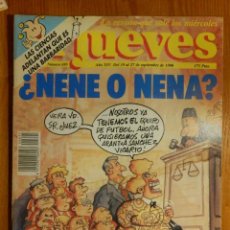 Coleccionismo de Revista El Jueves: REVISTA SEMANARIO DE HUMOR - EL JUEVES - AÑO XIV - NÚMERO 695 - AÑO 1990