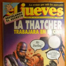 Coleccionismo de Revista El Jueves: REVISTA SEMANARIO DE HUMOR - EL JUEVES - AÑO XIV - NÚMERO 706 - AÑO 1990