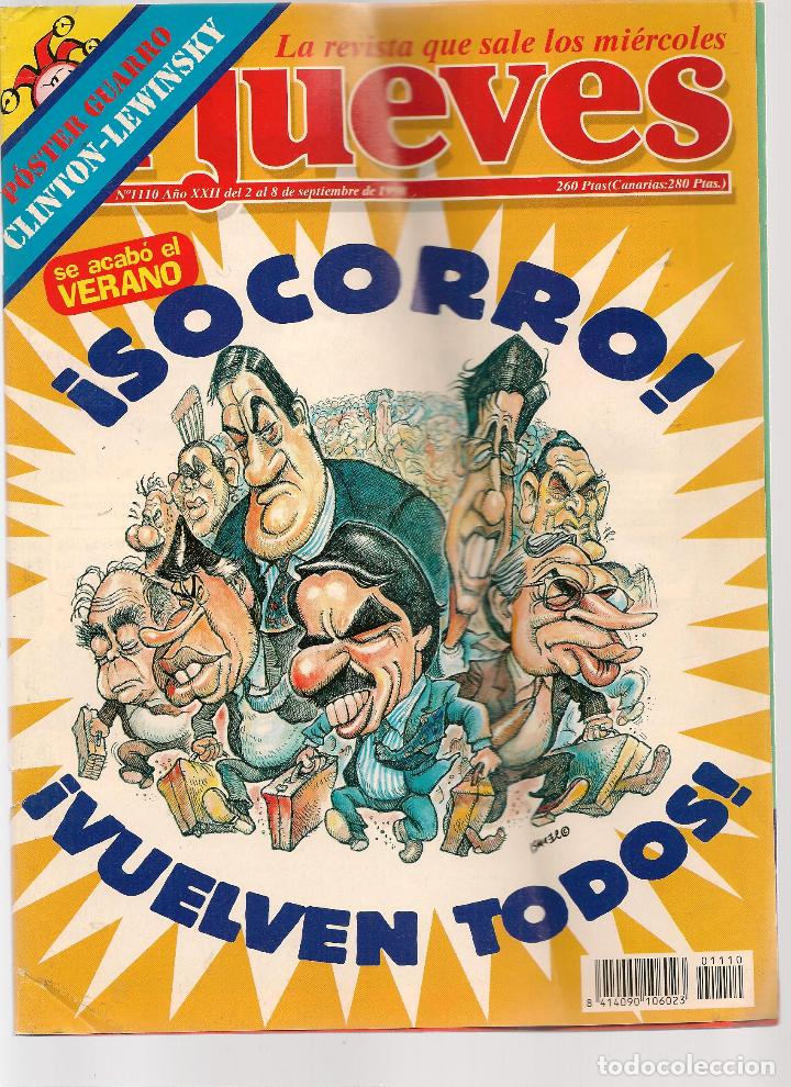 Sammeln von Zeitschriften El Jueves: EL JUEVES. N&ordm; 1110.  8  SEPTIEMBRE 1998. (P/B71)