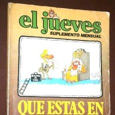 Coleccionismo de Revista El Jueves: QUE ESTÁS EN LOS CIELOS / SUPLEMENTO MENSUAL DE EL JUEVES POR JOSÉ LUIS MARTÍN EN BARCELONA 1979. Lote 115412639