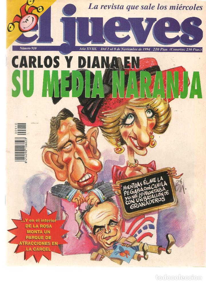 Sammeln von Zeitschriften El Jueves: EL JUEVES. N&ordm; 910. 8 NOVIEMBRE  1994. (ST/REVISTAS)