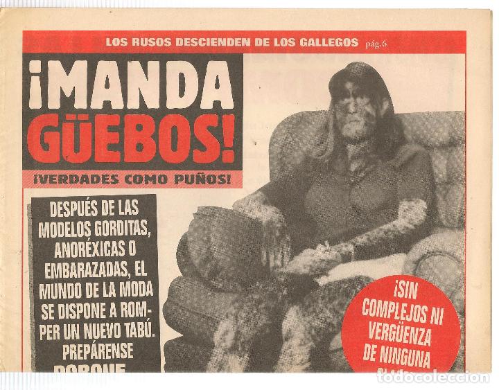 Collectionnisme de Magazine El Jueves: EL JUEVES. SUPLEMENTO &iexcl;MANDA G&Uuml;EBOS! DEL N&ordm; 1074. (C/A12)