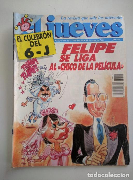 Collectionnisme de Magazine El Jueves: Revista El Jueves n&deg; 833