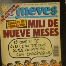 Coleccionismo de Revista El Jueves: REVISTA DE HUMOR - EL JUEVES Nº 725 AÑO 1991 MILI DE NUEVE MESES
