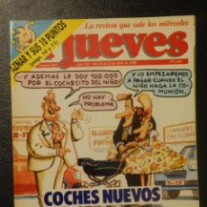 Coleccionismo de Revista El Jueves: REVISTA DE HUMOR - EL JUEVES Nº 673 COCHES NUEVOS, FACILIDADES A MANTA