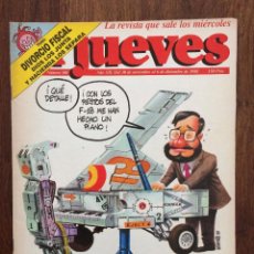 Coleccionismo de Revista El Jueves: REVISTA EL JUEVES. Nº 601. DICIEMBRE 1988. F-18 CACA DE F.A.C.A.. Lote 152013030