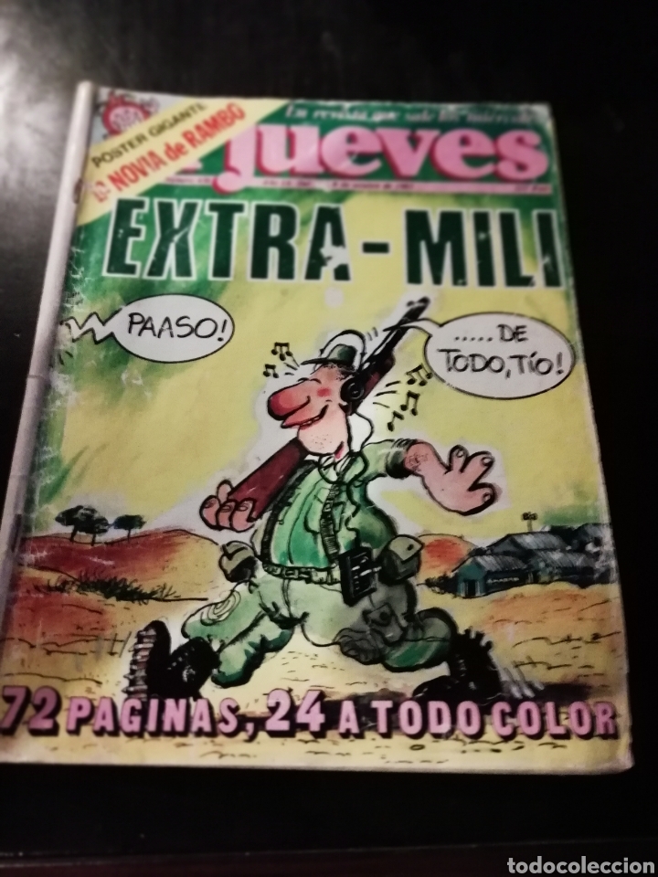Colecionismo da Revista El Jueves: Revista el jueves 436 extra mili 1985