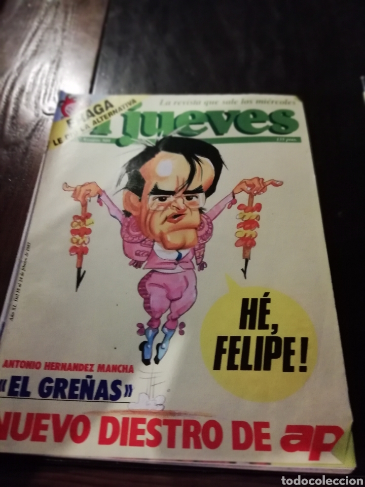 Sammeln von Zeitschriften El Jueves: Revista el jueves 508 Antonio Hern&aacute;ndez alianza popular 1987