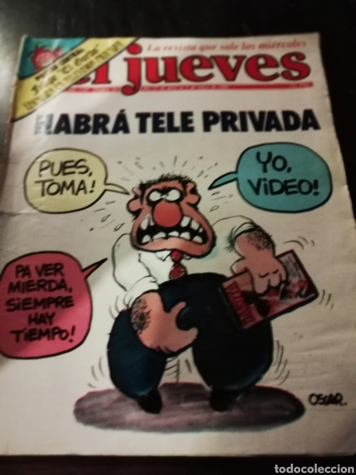 Sammeln von Zeitschriften El Jueves: Revista el jueves 361 television privada 1984