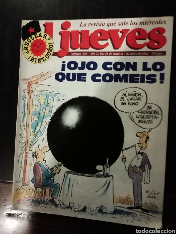 Sammeln von Zeitschriften El Jueves: Revista el jueves 470 central nuclear 1986