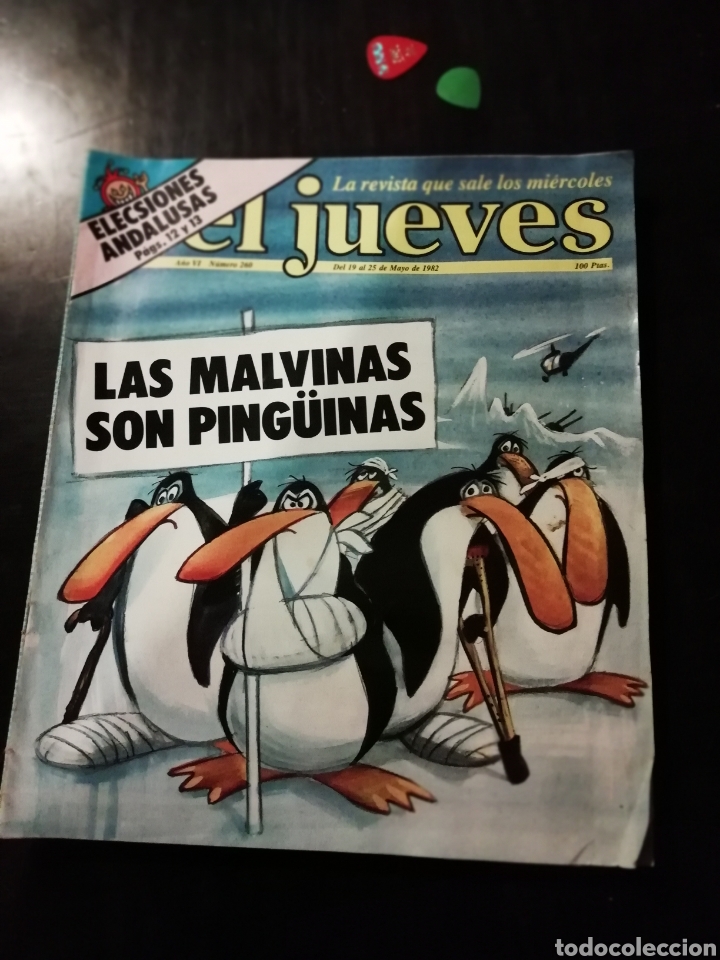 Sammeln von Zeitschriften El Jueves: Revista el jueves 260 islas malvinas 1982 ping&uuml;inos