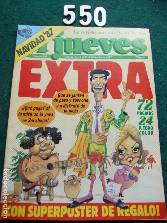 Sammeln von Zeitschriften El Jueves: REVISTA EL JUEVES N&ordm; 550