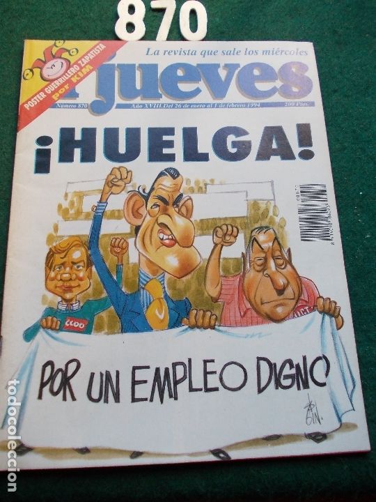 Collezionismo di Rivista El Jueves: REVISTA EL JUEVES N&ordm; 870