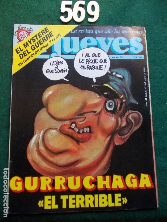 Collezionismo di Rivista El Jueves: REVISTA EL JUEVES N&ordm; 569