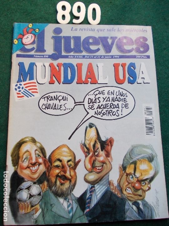 Collezionismo di Rivista El Jueves: REVISTA EL JUEVES N&ordm; 890