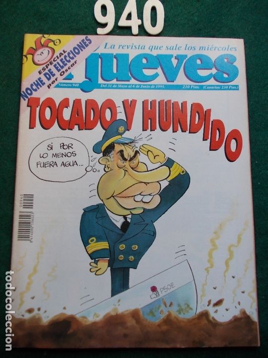 Collezionismo di Rivista El Jueves: REVISTA EL JUEVES N&ordm; 940
