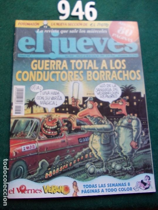 Collezionismo di Rivista El Jueves: REVISTA EL JUEVES N&ordm; 946