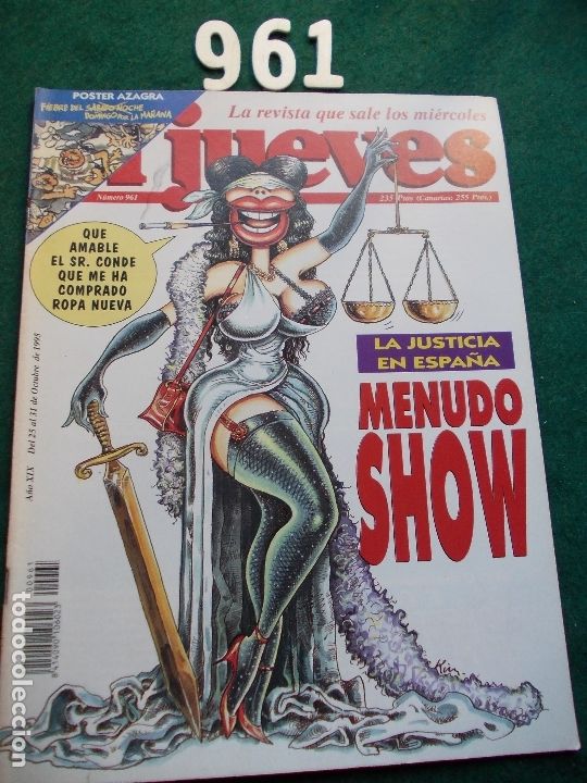 Collezionismo di Rivista El Jueves: REVISTA EL JUEVES N&ordm; 961