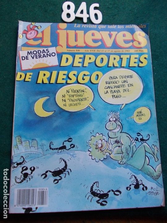 Collezionismo di Rivista El Jueves: REVISTA EL JUEVES N&ordm; 846