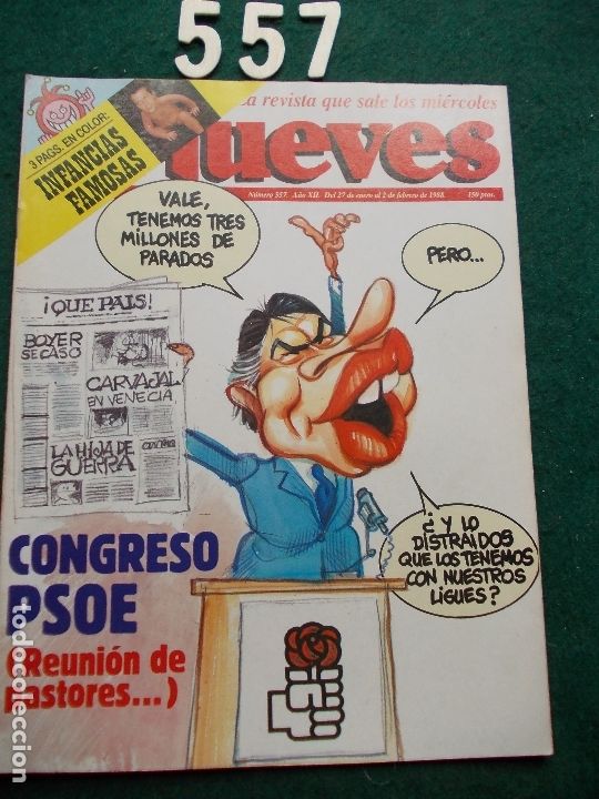 Collezionismo di Rivista El Jueves: REVISTA EL JUEVES N&ordm; 557
