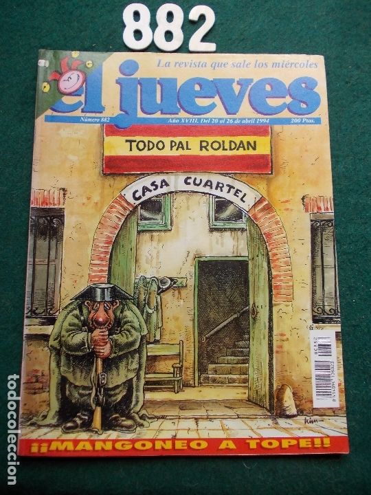 Collezionismo di Rivista El Jueves: REVISTA EL JUEVES N&ordm; 882
