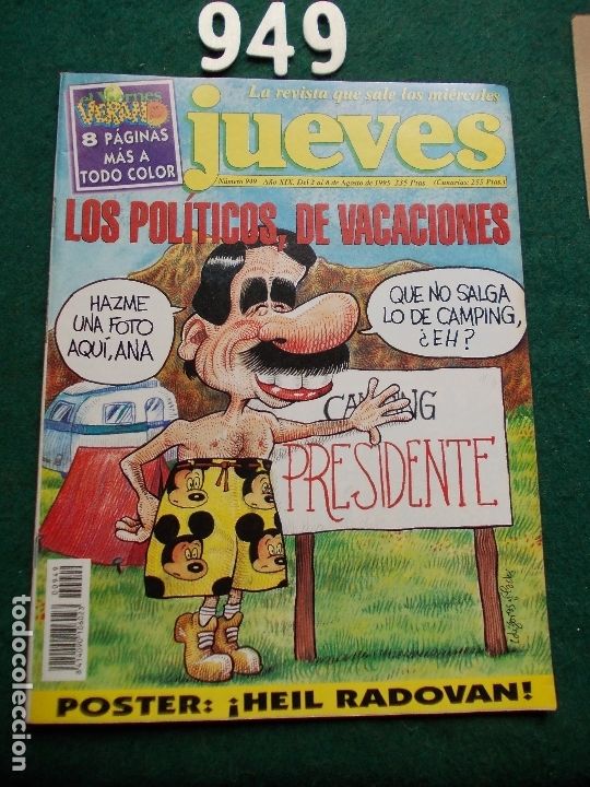 Collezionismo di Rivista El Jueves: REVISTA EL JUEVES N&ordm; 949