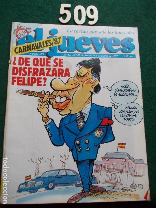 Collezionismo di Rivista El Jueves: REVISTA EL JUEVES N&ordm; 509