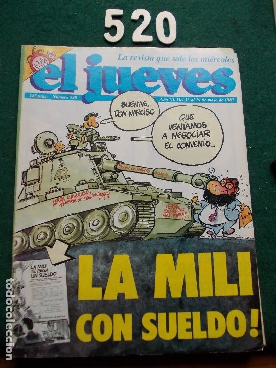 Collezionismo di Rivista El Jueves: REVISTA EL JUEVES N&ordm; 520