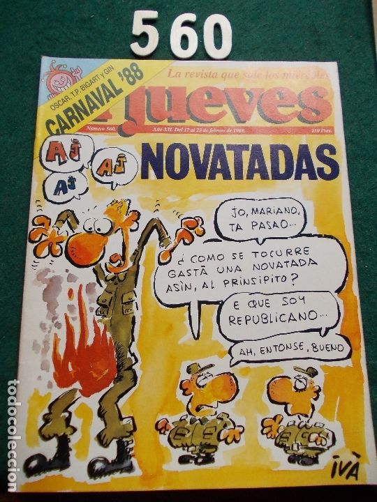 Coleccionismo de Revista El Jueves: REVISTA EL JUEVES N&ordm; 560