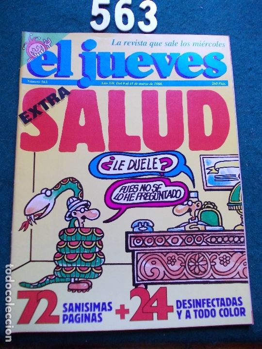 Coleccionismo de Revista El Jueves: REVISTA EL JUEVES N&ordm; 563