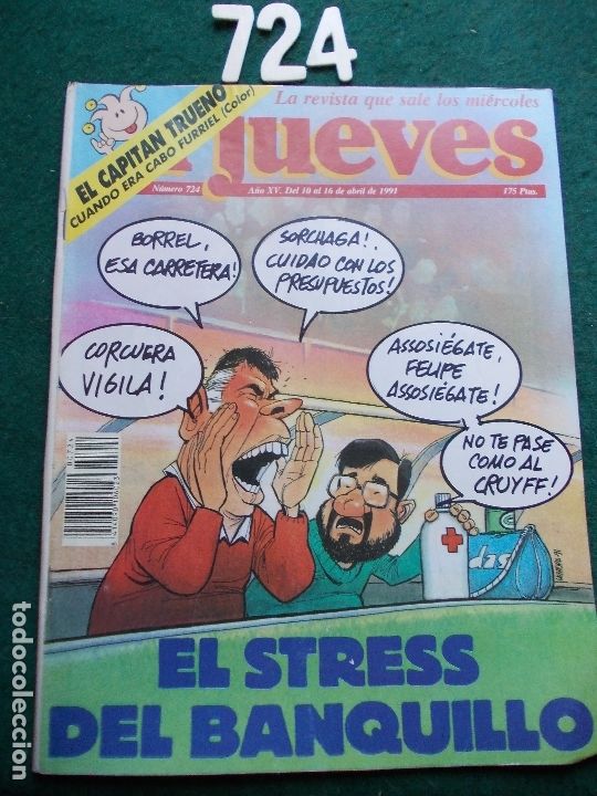 Coleccionismo de Revista El Jueves: REVISTA EL JUEVES N&ordm; 724