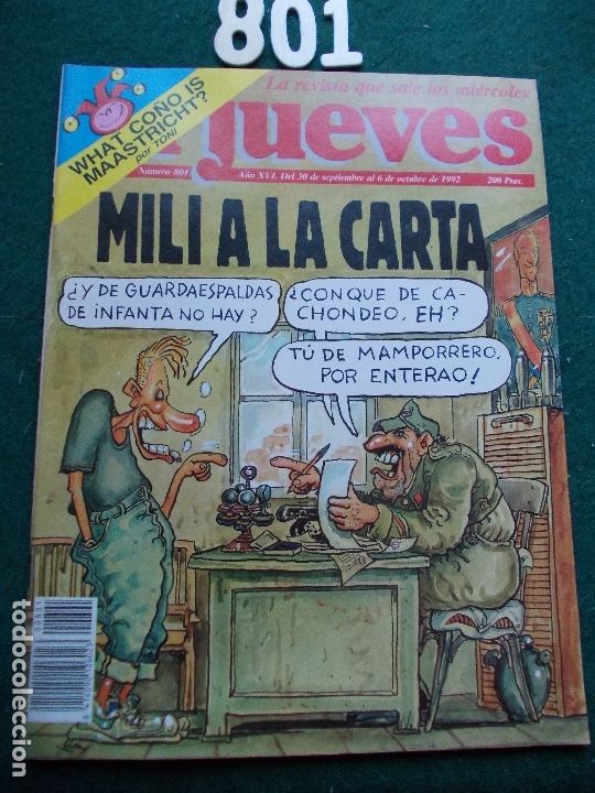 Coleccionismo de Revista El Jueves: REVISTA EL JUEVES N&ordm; 801