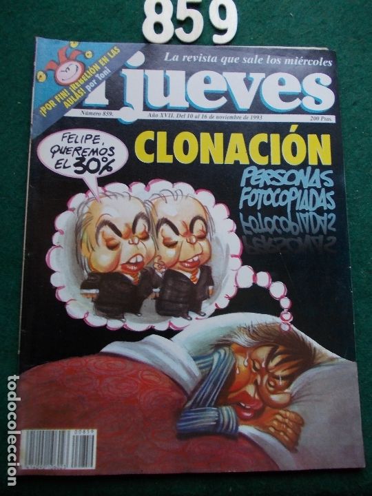 Coleccionismo de Revista El Jueves: REVISTA EL JUEVES N&ordm; 859