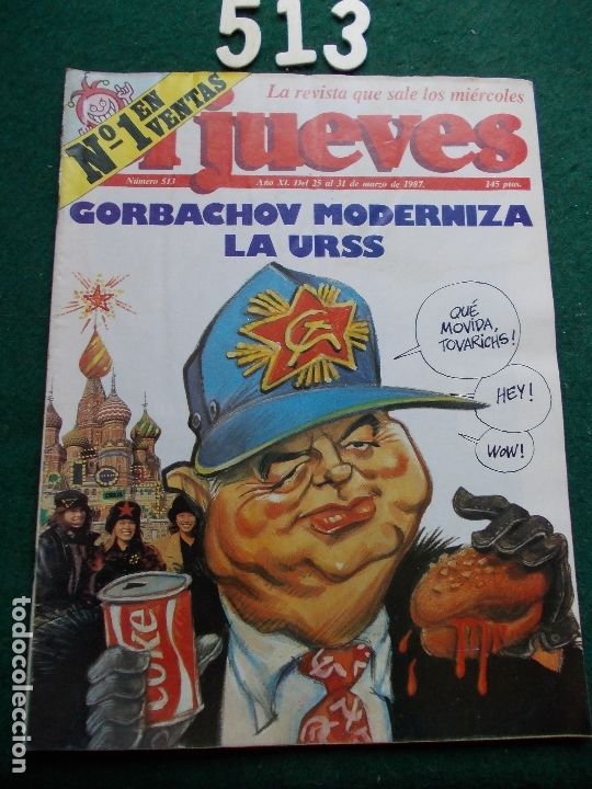 Coleccionismo de Revista El Jueves: REVISTA EL JUEVES N&ordm; 513