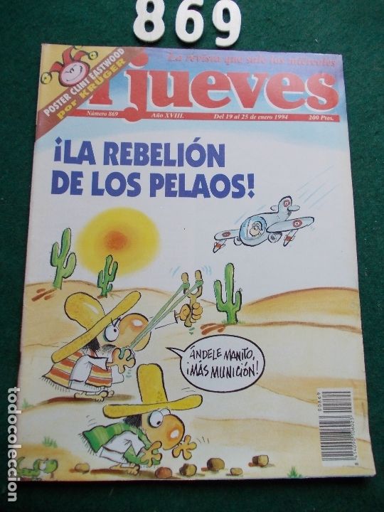 Coleccionismo de Revista El Jueves: REVISTA EL JUEVES N&ordm; 869