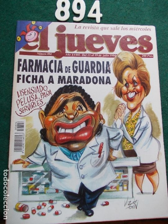 Coleccionismo de Revista El Jueves: REVISTA EL JUEVES N&ordm; 894
