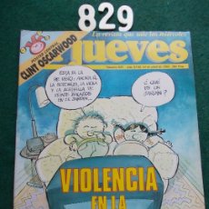Coleccionismo de Revista El Jueves: REVISTA EL JUEVES Nº 829. Lote 172617893